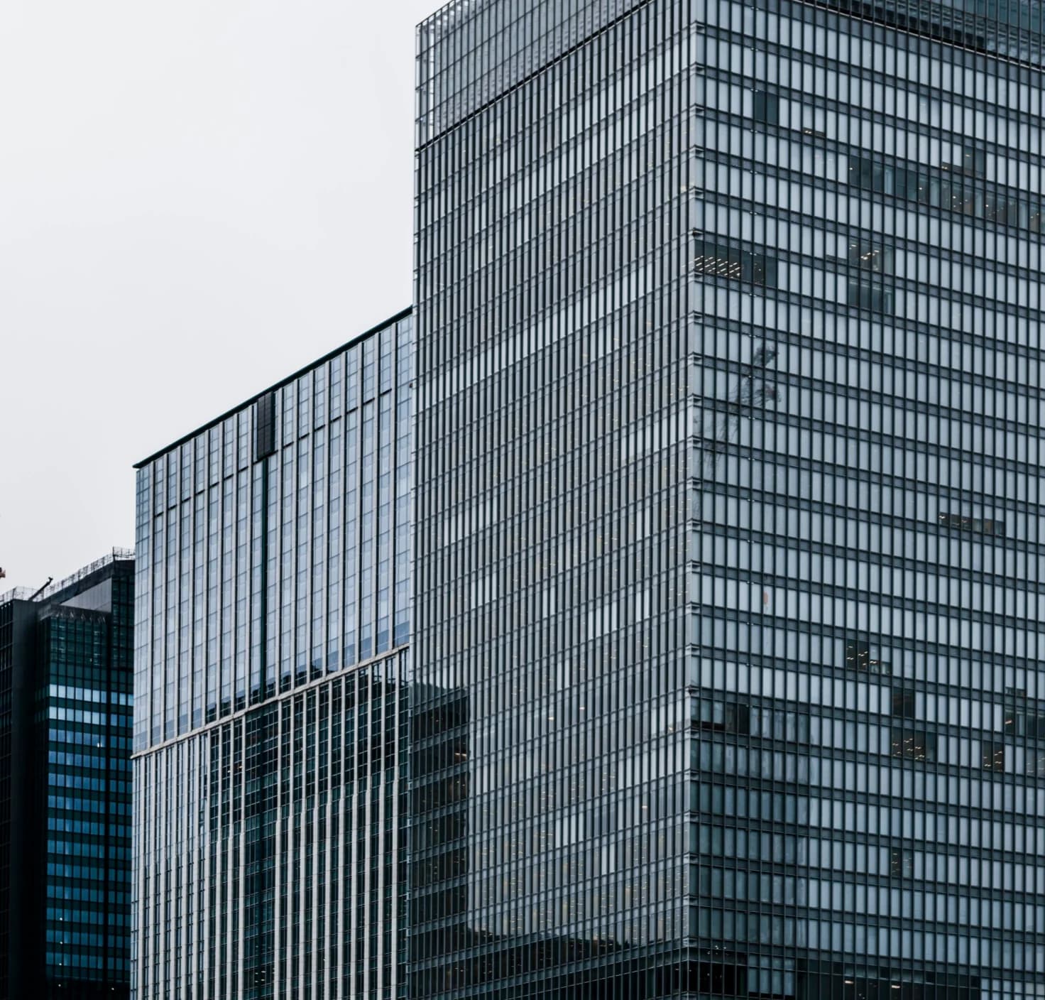 Tokyo business district architecture